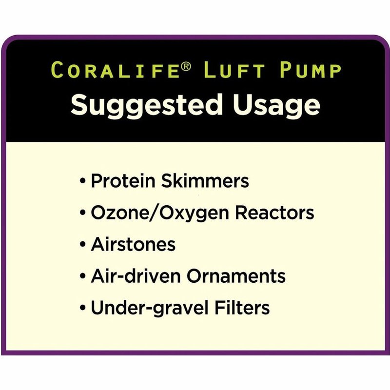 Coralife Luft Pump Deep Water Aquarium Air Pump - Aquatic Connect