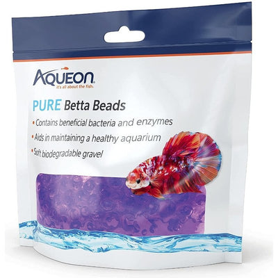 Aqueon Pure Betta Beads Purple - Aquatic Connect