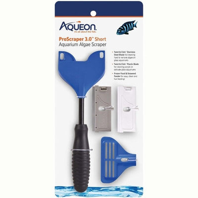 Aqueon ProScraper 3.0 Short Aquarium Algae Scraper - Aquatic Connect