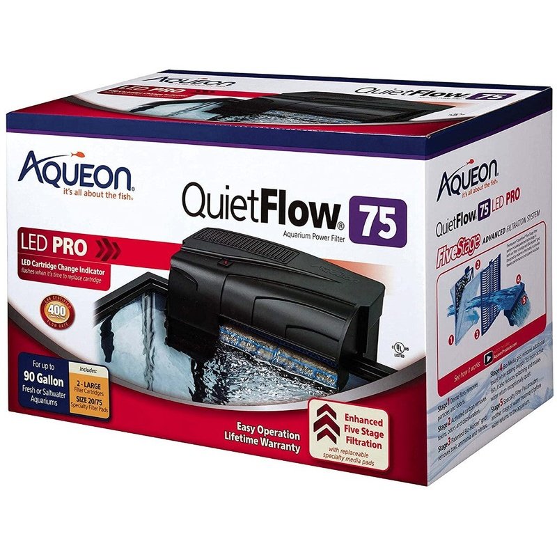 Aqueon QuietFlow LED Pro Aquarium Power Filter - Aquatic Connect