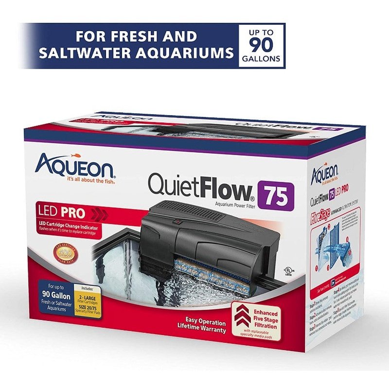 Aqueon QuietFlow LED Pro Aquarium Power Filter - Aquatic Connect