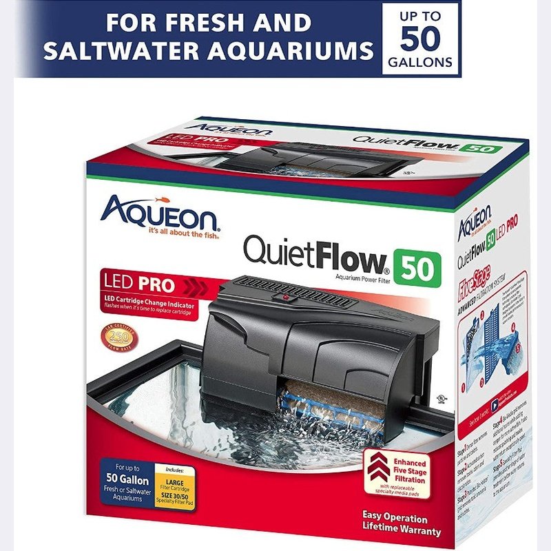 Aqueon QuietFlow LED Pro Aquarium Power Filter - Aquatic Connect