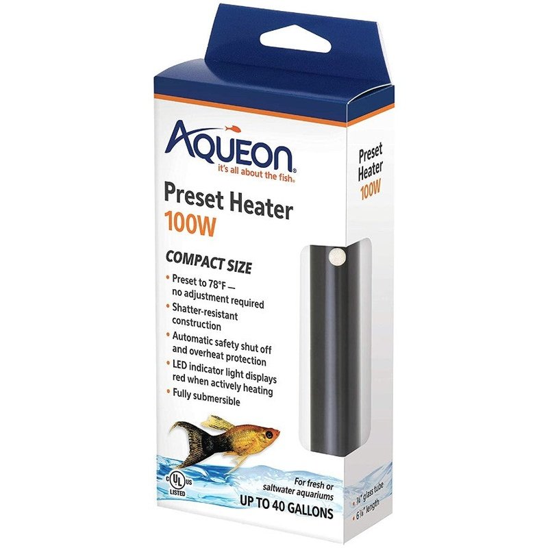 Aqueon Preset Heater Compact Size - Aquatic Connect