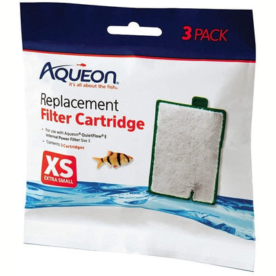 Aqueon Replacement Filter Cartridges for E Internal Power Filter X-Small - Aquatic Connect