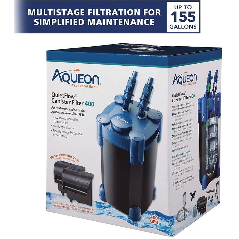 Aqueon QuietFlow Canister Filter Aquatic Connect