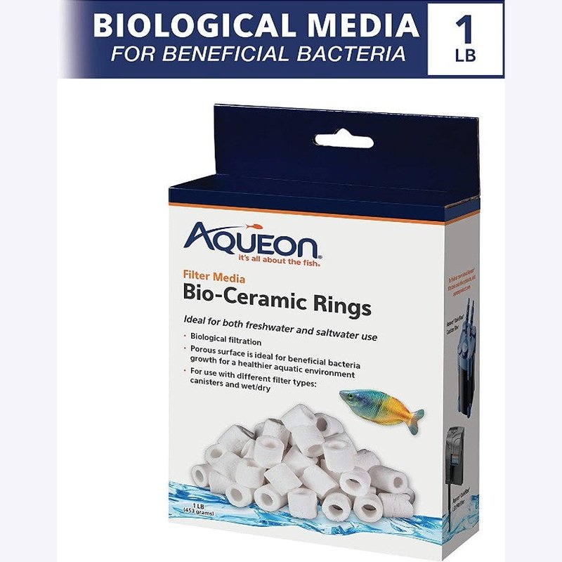 Aqueon QuietFlow Bio Ceramic Rings Filter Media - Aquatic Connect