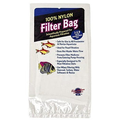 Blue Ribbon Pet 100% Nylon Filter Bag with Drawstring Top - Aquatic Connect