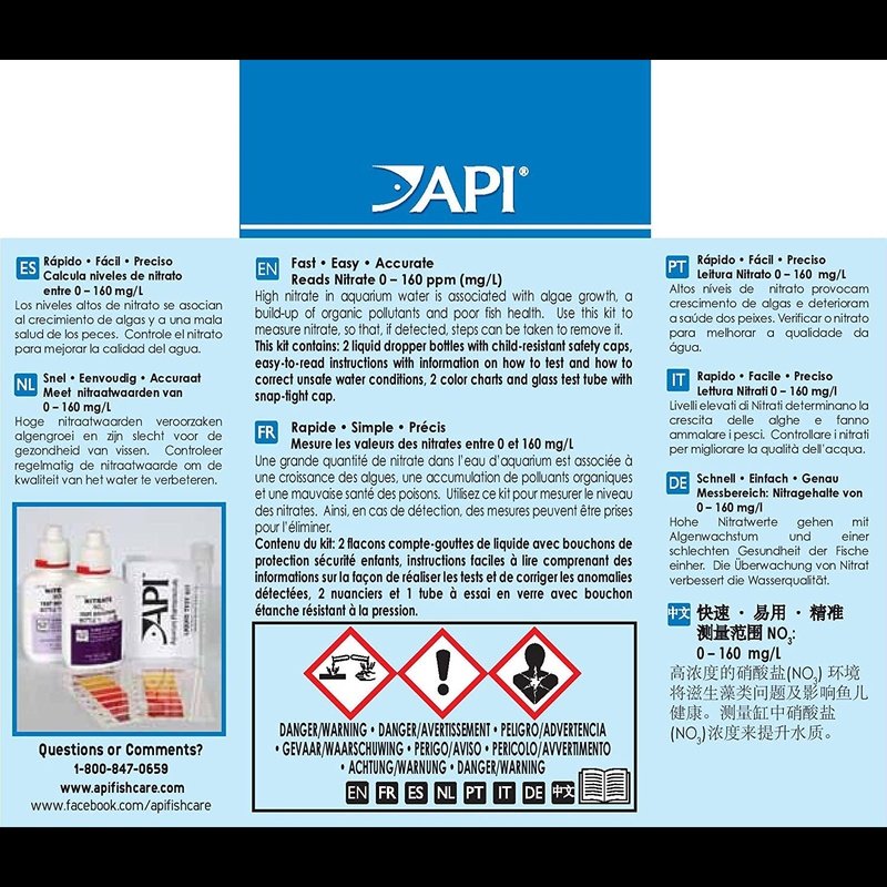 API Nitrate Test Kit - Aquatic Connect