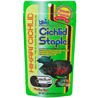 Hikari Cichlid Staple Floating Medium Pellet Food - Aquatic Connect