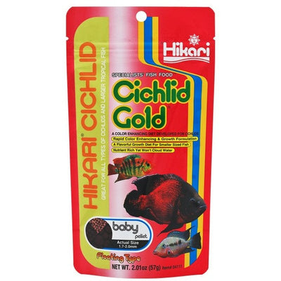 Hikari Cichlid Gold Floating Baby Pellet Food - Aquatic Connect