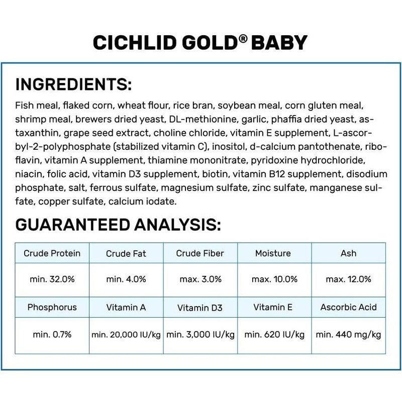Hikari Cichlid Gold Floating Baby Pellet Food - Aquatic Connect