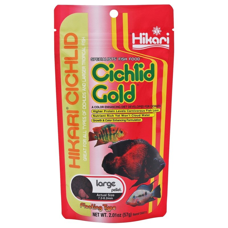 Hikari Cichlid Gold Floating Large Pellet Food - Aquatic Connect