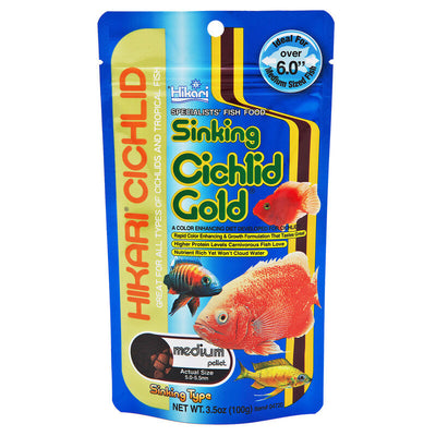 Hikari Sinking Cichlid Gold Medium Pellet Food - Aquatic Connect