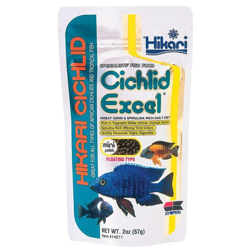 Hikari Cichlid Excel Floating Mini Pellet Food - Aquatic Connect