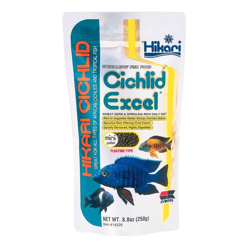 Hikari Cichlid Excel Floating Mini Pellet Food - Aquatic Connect