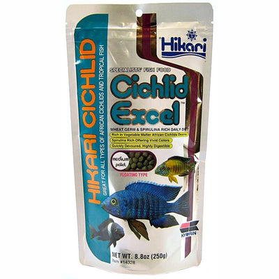 Hikari Cichlid Excel Floating Medium Pellet Food - Aquatic Connect