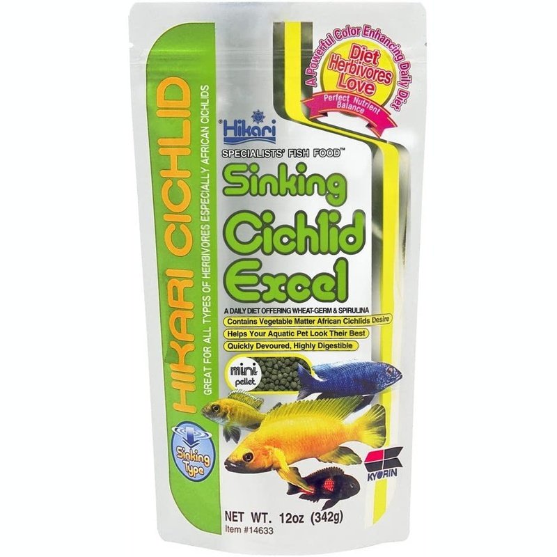 Hikari Sinking Cichlid Excel Mini Pellet Food - Aquatic Connect