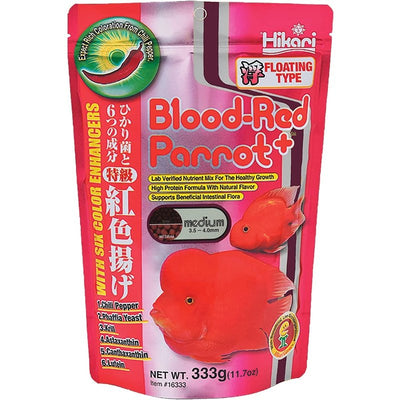 Hikari Blood Red Parrot+ Medium Pellet Food - Aquatic Connect