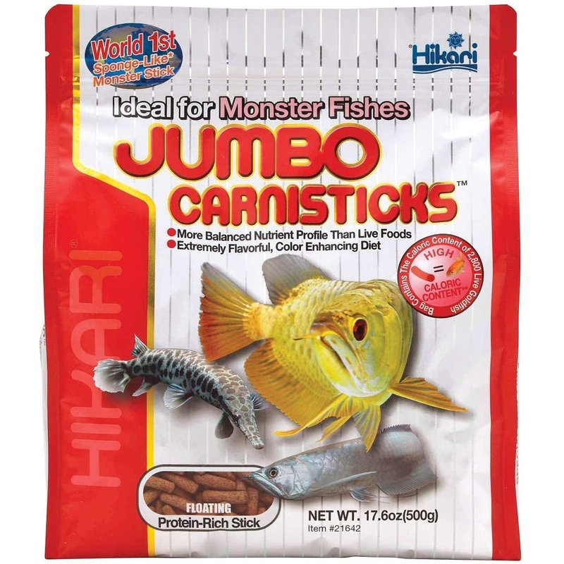 Hikari Jumbo Carnisticks Floating Stick Food - Aquatic Connect