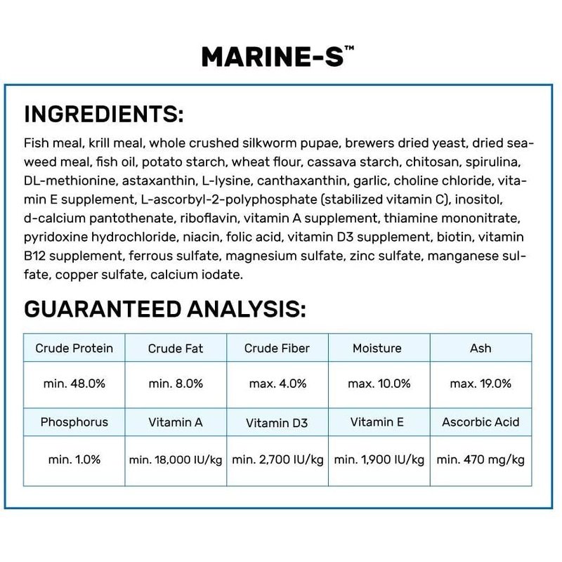Hikari Marine S Fish Food - Aquatic Connect