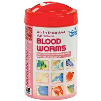 Hikari Bloodworms Freeze Dried Food - Aquatic Connect