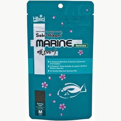 Hikari Saki-Hikari Marine Herbivore Sinking Medium Pellet Food - Aquatic Connect