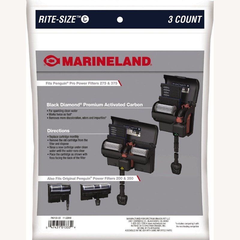 Marineland Penguin Power Filter Cartridge Rite-Size C - Aquatic Connect