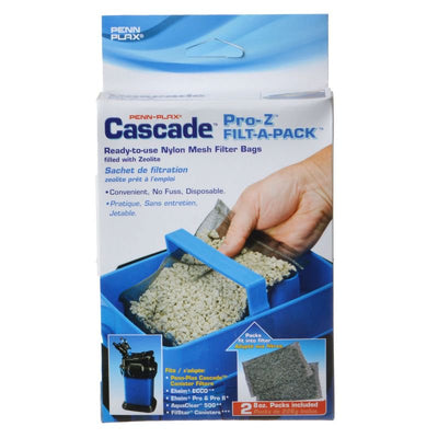 Cascade Pro-Z Filt-A-Pack Nylon Mesh Filter Bags with Zeolite - Aquatic Connect