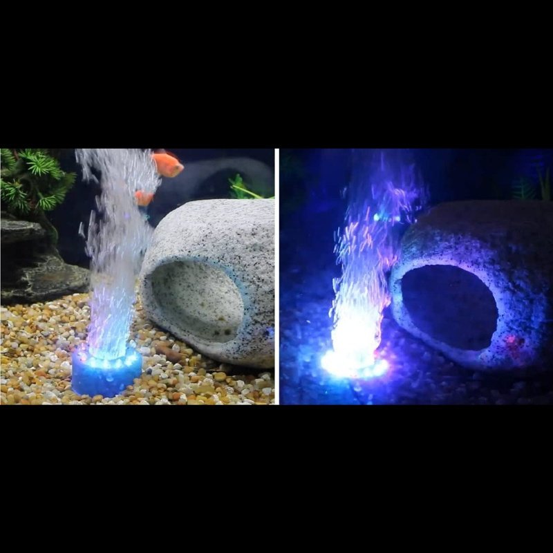 Penn Plax Cascade LED Round Air Stone - Aquatic Connect