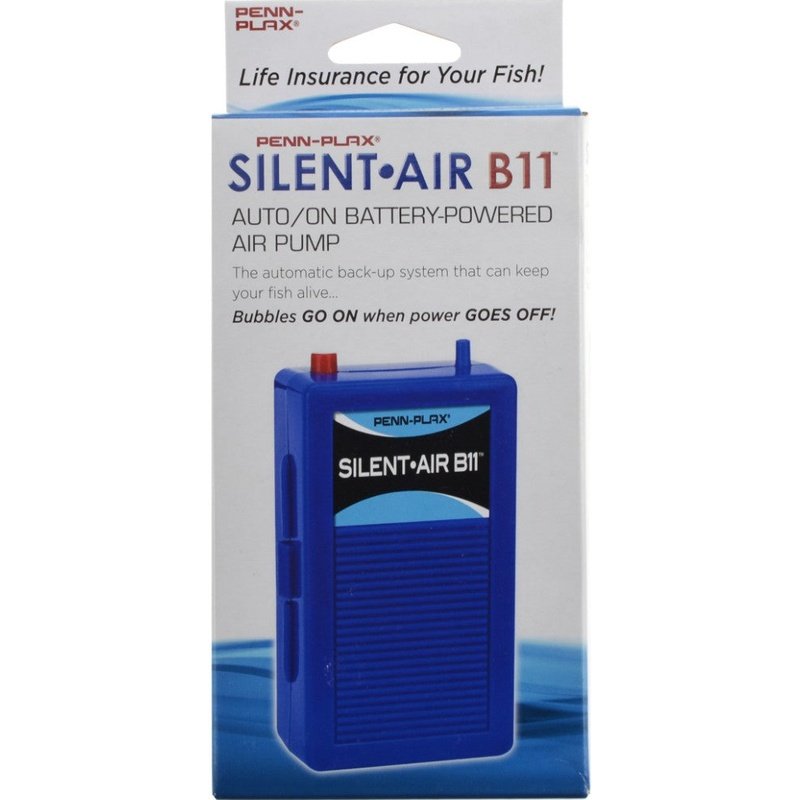 Penn Plax Silent Air B11 Battery Powered Air Pump - Aquatic Connect