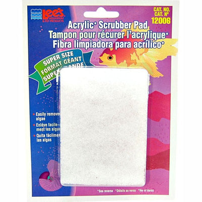 Lees Acrylic Scrubber Pad Easily Removes Algae from Aquariums or Terrariums - Aquatic Connect