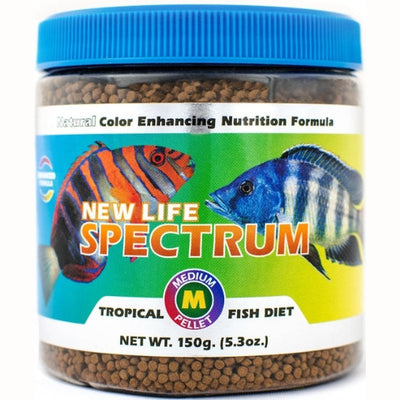 New Life Spectrum Tropical Fish Food Medium Sinking Pellets - Aquatic Connect