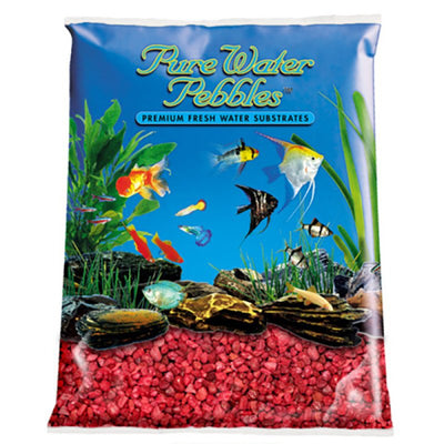 Pure Water Pebbles Aquarium Gravel Currant Red - Aquatic Connect