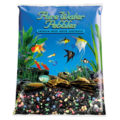 Pure Water Pebbles Aquarium Gravel Black Beauty Pebble Mix - Aquatic Connect