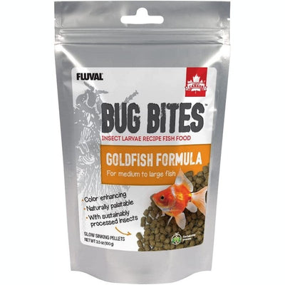 Fluval Bug Bites Goldfish Formula Pellets for Medium-Large Fish - Aquatic Connect