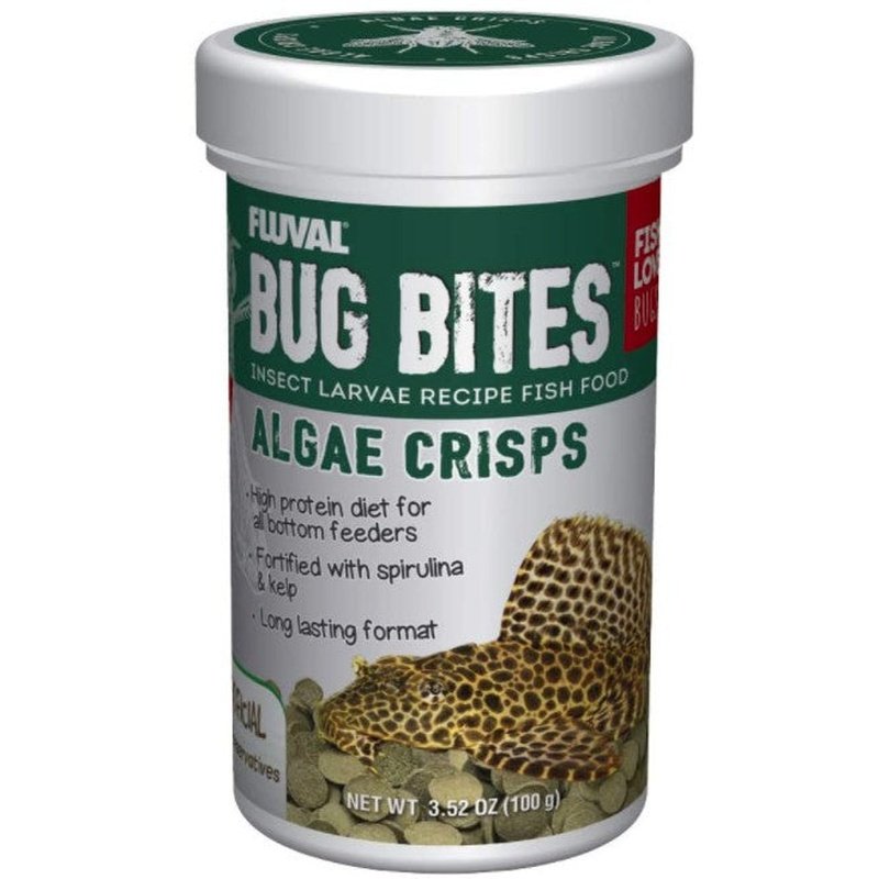 Fluval Bug Bites Algae Crisps - Aquatic Connect